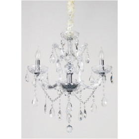 Φωτιστικό Τρίφωτο E14 Χρώμιο Και Κρύσταλλο 5244-3 INLIGHT