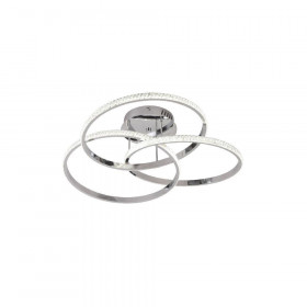 Φωτιστικό LED 52W 3000k-6000k Χρώμιο 6091 INLIGHT