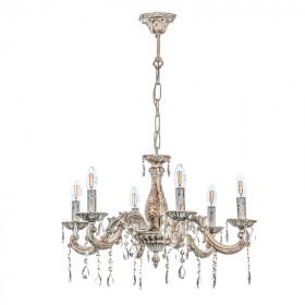 Φωτιστικό Εξάφωτο Ε14 Μπεζ Πατίνα 5304-6 INLIGHT