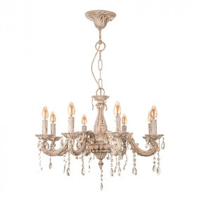 Φωτιστικό Οχτάφωτο Ε14 Μπεζ Πατίνα 5304-8 INLIGHT