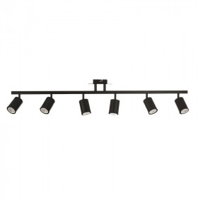 Σποτ Οροφής Εξάφωτο GU10 Μαύρο 9081-6 INLIGHT