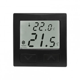 Θερμοστάτης Ψηφιακός Ανθρακί BS-830/C OLYMPIA ELECTRONICS