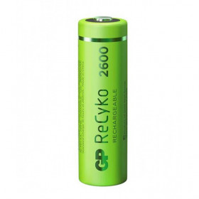 Μπαταρία Επαναφορτιζόμενη LR06 ΑΑ 1.2V 2600mAh (Blister 2τμχ) ReCyko GP