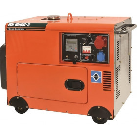 Ηλεκτρογεννήτρια Πετρελαίου Με Μίζα 6kW WS8500L-3 KRAFT