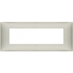 Πλαίσιο 7 Στοιχείων Νικέλιο 09677.22 Neve VIMAR