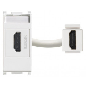 Πρίζα HDMI 1 Στοιχείου Λευκό Plana 14346 VIMAR