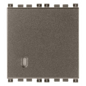 Διακόπτης Απλός 2 Στοιχείων Metal Arke 19000.2.M VIMAR