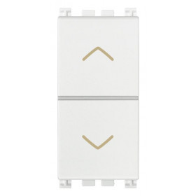 Μπουτόν Ρολών 1 Στοιχείου Λευκό Arke 19062.B VIMAR