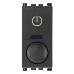 Dimmer Περιστροφικό Universal 1 Στοιχείου Γκρί Arke 19136.1 VIMAR