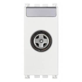 Πρίζα TV/RD/SAT Τερματική 1 Στοιχείου Λευκό Arke 19300.01.B VIMAR