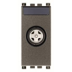 Πρίζα TV/RD/SAT Τερματική 1 Στοιχείου Metal Arke 19300.01.M VIMAR