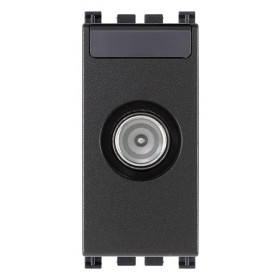 Πρίζα TV/RD/SAT Διέλευσης 1 Στοιχείου Γκρίι Arke 19300.10 VIMAR