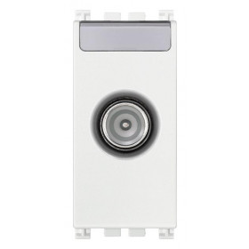 Πρίζα TV/RD/SAT Διέλευσης 1 Στοιχείου Λευκό Arke 19300.10.B VIMAR