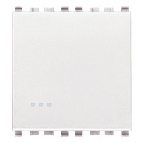 Διακόπτης Απλός 2 Στοιχείων Λευκό Eikon 20001.2.B VIMAR