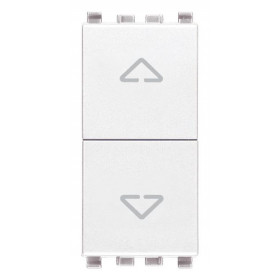 Μπουτόν Ρολλών 1 Στοιχείου Λευκό Eikon 20062.B VIMAR