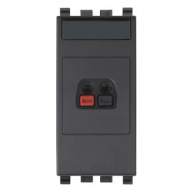 Πρίζα Ηχείου 1 Στοιχείου Γκρι Eikon 20583 VIMAR