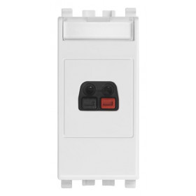 Πρίζα Ηχείου 1 Στοιχείου Λευκό Eikon 20583.B VIMAR