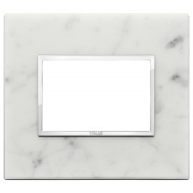 Πλαίσιο 3 Στοιχείων Λευκό Carrara 21653.51 Eikon Evo VIMAR