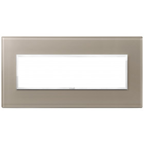 Πλαίσιο 7 Στοιχείων Καφέ Οπάλ 21657.74 Eikon Evo VIMAR