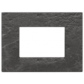 Πλαίσιο 3 Στοιχείων Μαύρο gres 22653.53 Eikon EXE VIMAR