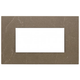 Πλαίσιο 4 Στοιχείων Καφέ gres 22654.52 Eikon EXE VIMAR