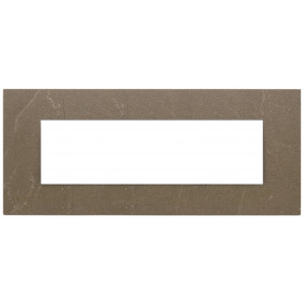 Πλαίσιο 7 Στοιχείων Καφέ gres 22657.52 Eikon EXE VIMAR