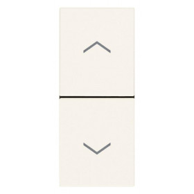 Μπουτόν Ρολών 1 Στοιχείου Λευκό Linea 30062.B VIMAR