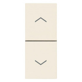 Μπουτόν Ρολών 1 Στοιχείου Μπεζ Linea 30062.C VIMAR