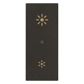 Dimmer Πλήκτρου Universal 1 Στοιχείου Μαύρο Linea 30135.G VIMAR