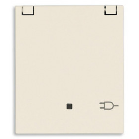 Πρίζα Σούκο Ασφαλείας 2 Στοιχείων Με Καπάκι Μπεζ Linea 30208.CC VIMAR