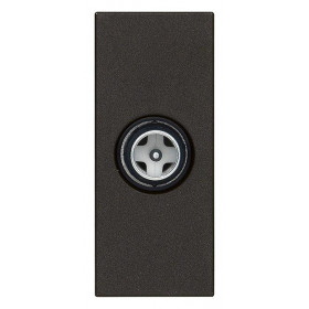 Πρίζα TV/RD/SAT Τερματική 1 Στοιχείου Μαύρο Linea 30300.01G VIMAR