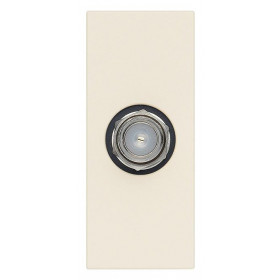 Πρίζα TV/RD/SAT Type F 1 Στοιχείου Μπεζ Linea 30318.C VIMAR