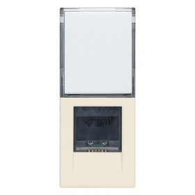 Πριζα Δικτύου RJ45 Cat.6 UTP 1 Στοιχείου Μπεζ Linea 30339.13C VIMAR