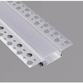 Προφίλ Για Ταινίες LED Αλουμινίο Με Οπάλ Κάλυμμα Χωνευτό Trimless WP32 LUCAS