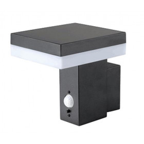 Ηλιακό Φωτιστικό LED 6W 4000k Ανθρακί Με Αισθητήρα Κίνησης Ilios 40-900242 G.K.