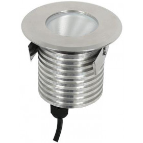 Σπότ Χωνευτό LED 12W 3000k Νίκελ Slide 42-832103 G.K.