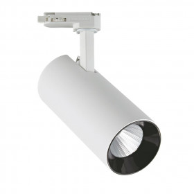 Φωτιστικό Σπότ Ράγας LED 30W 3000k 1 Φάσης Μαύρο 43-000448 G.K.