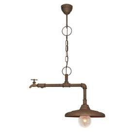 Φωτιστικό Μονόφωτο E27 Μπεζ Πατίνα Glen 77-2250 HOME LIGHTING