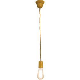 Φωτιστικό Μονόφωτο Ε27 Κίτρινο Σχοινί Cords 77-2287 HOME LIGHTING
