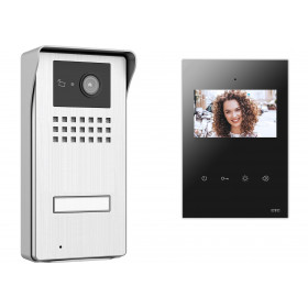 KIT Θυροτηλεόρασης 1 Διαμερίσματος Με Οθόνη 4,3'' 044110 CTC