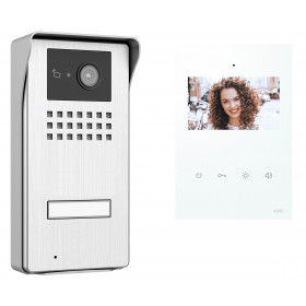 KIT Θυροτηλεόρασης 1 Διαμερίσματος Με Οθόνη 4,3'' 044113 CTC