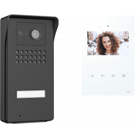 KIT Θυροτηλεόρασης 1 Διαμερίσματος Με Οθόνη 4,3'' 044183 CTC