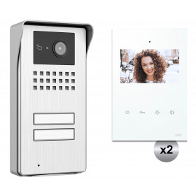 KIT Θυροτηλεόρασης 2 Διαμερισμάτων Με Οθόνη 4,3'' 044213 CTC