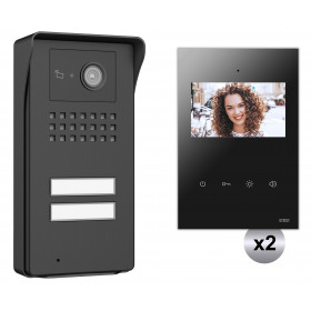 KIT Θυροτηλεόρασης 2 Διαμερισμάτων Με Οθόνη 4,3'' 044280 CTC