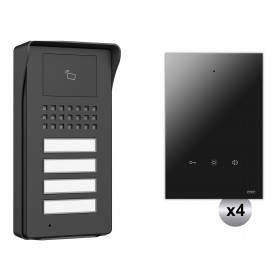 KIT Θυροτηλεφώνου 4 Διαμερισμάτων 046480 CTC