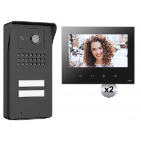 KIT Θυροτηλεόρασης 2 Διαμερισμάτων Με Οθόνη 7'' 047280 CTC