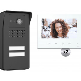 KIT Θυροτηλεόρασης 2 Διαμερισμάτων Με Οθόνη 7'' 047283 CTC