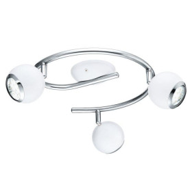 Σποτ Οροφής Τρίφωτο GU10 Χρώμιο Και Λευκό Bimeda 31003 EGLO