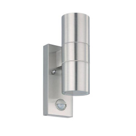 Σπότ Επίτοιχο GU10 Inox Με Αισθητήρα Κίνησης Riga5 32898 EGLO