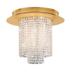 Πλαφονιέρα LED 43W 3000k Χρυσό Και Κρύσταλλο Vivalones 39398 EGLO